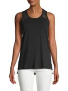 Marc New York By Andrew Marc Performance Spliced Mesh Sleeveless Top