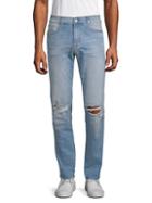 Hudson Distressed Slouchy Skinny Jeans