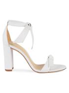 Alexandre Birman Clarita Leather Block-heel Sandals