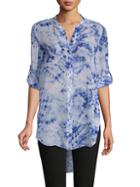 Calvin Klein Tie-dyed High-low Tunic