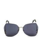 Marc Jacobs 63mm Butterfly Sunglasses