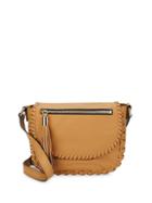 Milly Woven Leather Crossbody Bag