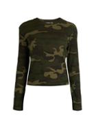 Rd Style Camouflage Knit Top