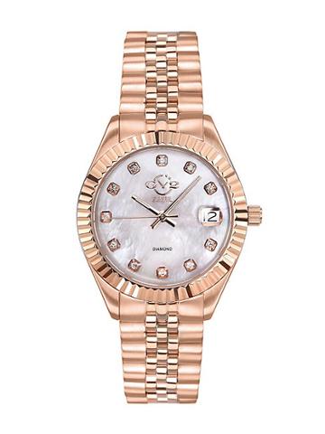 Gv2 Women's Naples Swiss Diamond Rose-goldtone Stainless Steel Watch