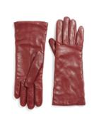 Saks Fifth Avenue Collection Cashmere-lined Leather Gloves