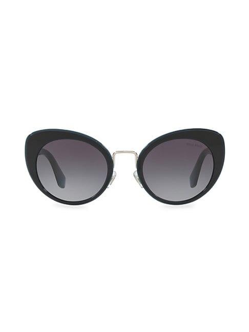 Miu Miu 53mm Cat Eye Sunglasses