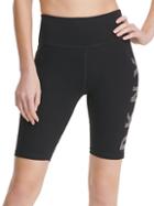 Dkny Sport Logo Stretch-cotton Bike Shorts