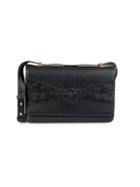 Versace Leather Convertible Clutch