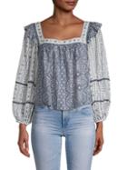 Free People Mostly Meadow Blouse