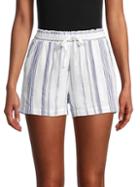 Miss Me Striped Pull-on Shorts