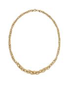 Saks Fifth Avenue 14k Yellow Gold Interlock Twist Chain Necklace