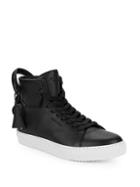 Buscemi Unisex Leather High-top Sneakers
