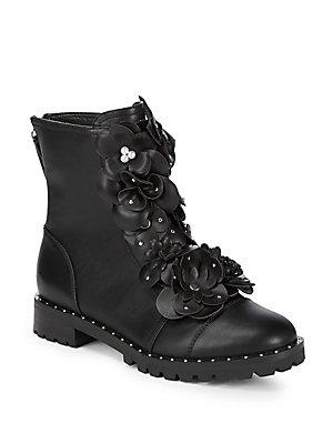 Steve Madden Marbury Floral Leather Boots