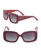Christian Dior Gradient 53mm Square Sunglasses