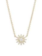 Saks Fifth Avenue Diamond And 14k Yellow Gold Starburst Pendant Necklace
