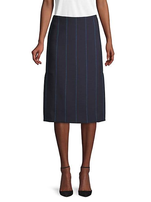 Marni Striped Wool Skirt