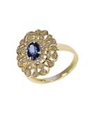 Effy 14kt Sapphire And Diamond Ring
