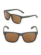 Giorgio Armani 56mm Tan Lens Wayfarer Sunglasses