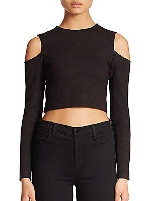 Parker Solid Cropped Top