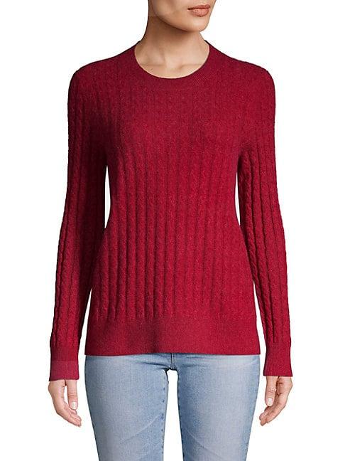 Saks Fifth Avenue Cable-knit Cashmere Sweater