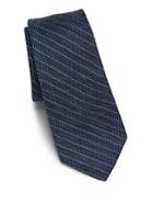 Saks Fifth Avenue Modern Striped Wool Blend Tie