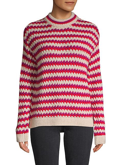 Rebecca Minkoff Striped Roundneck Sweater