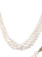 Masako 14k Yellow Gold & 6-8mm Freshwater Pearl Triple-row Graduated Necklace