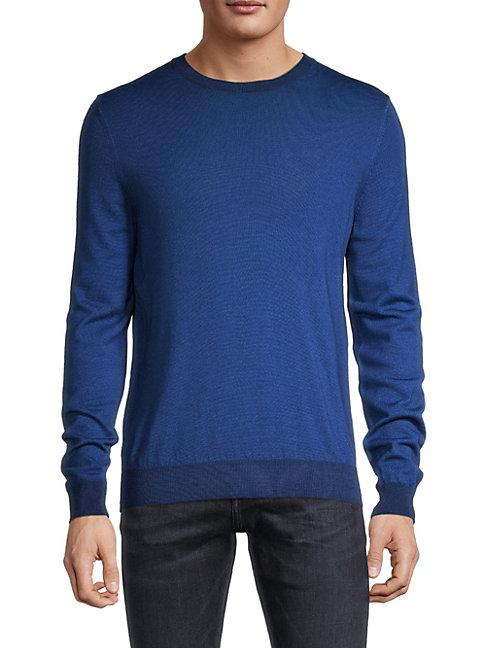 Boss Hugo Boss Crewneck Wool & Silk-blend Sweater