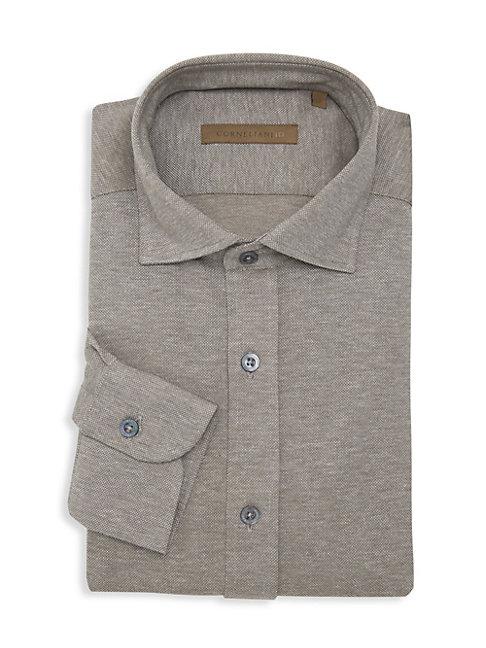 Corneliani Classic-fit Cotton Dress Shirt