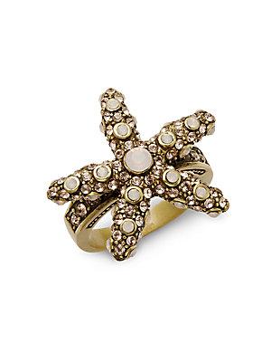Heidi Daus Crystal Sea Star Ring