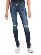 Hudson Distressed Skinny Jeans