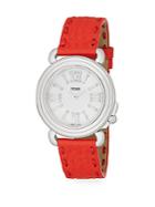 Fendi Timepieces Selleria Round Stainless Steel Watch