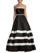 Mac Duggal Black & White Sleeveless Dress