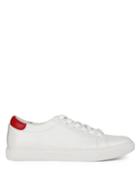 Kenneth Cole Kam Embroidered Leather Sneakers