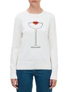 Kate Spade New York Cocktail Kiss Graphic Knit Top