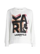 Karl Lagerfeld Paris Block Letter Karl Sweatshirt