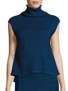 Ag Adriano Goldschmied Indigo Capsule Collection By Ag Rectro Turtleneck Top