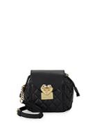 Love Moschino Quilted Faux Leather Shoulder Bag