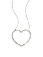 Cadmia Swarovski Crystal Heart Pendant Necklace