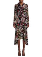 Equipment Palo Floral-print Silk Midi Dress