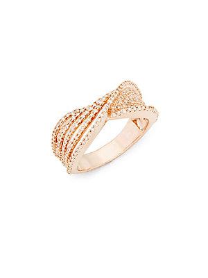 Effy 14k Rose Gold Layered Diamond Ring
