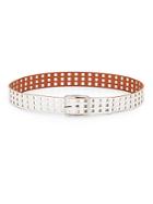 Steve Madden Reversible Saffiano Faux-leather Belt