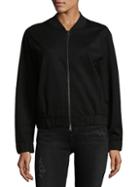 Vince Zip-up Bomber Jacket