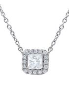 Diana M Jewels Diamond And 14k White Gold Pendant Necklace