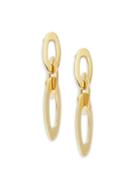 Roberto Coin 18k Yellow Gold Oval Link Drop Earrings