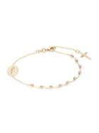 Saks Fifth Avenue Made In Italy 14k Yellow Gold Rosary Chain Bracelet