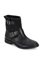 Vince Camuto Cahya Woven Moto Booties
