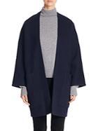 Vince Reversible Wool & Cashmere Cardigan Coat