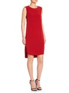Donna Karan High-low Sleeveless Shift Dress