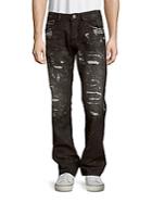 Cult Of Individuality Rebel Straight Distressed Jeans